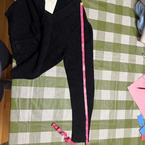 NEW Kinross Stretch Boucle Button Cardigan Cashmere & Cotton Blend - M - Picture 10 of 12